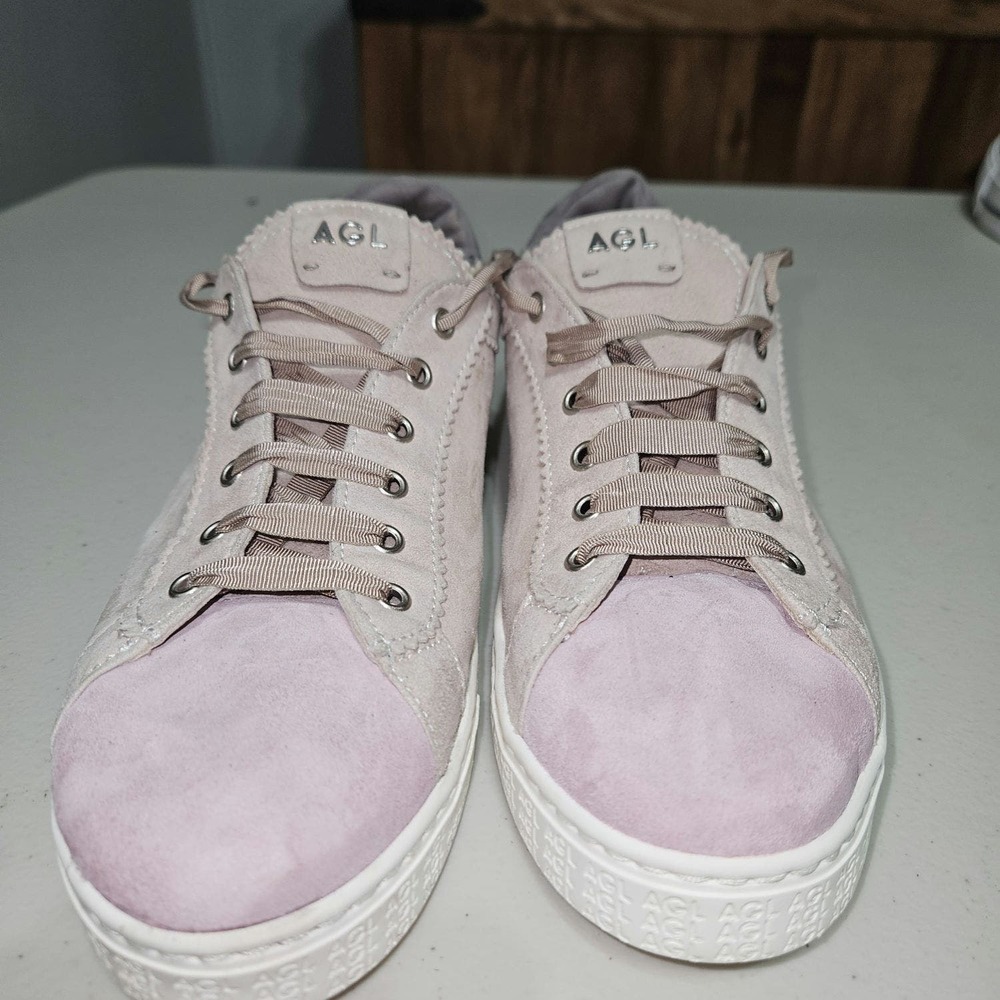 AGL Sade Nude Leather Woman's Low Top Gym Shoe